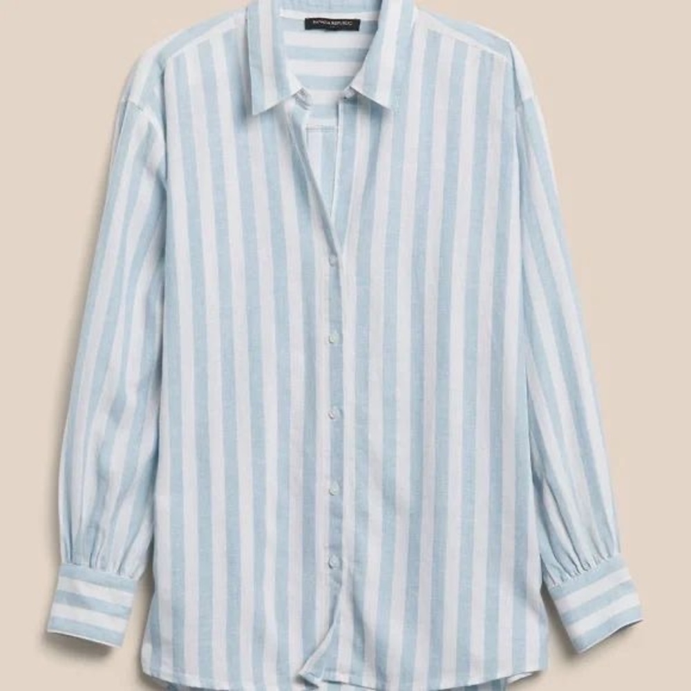 Striped linen shirt
